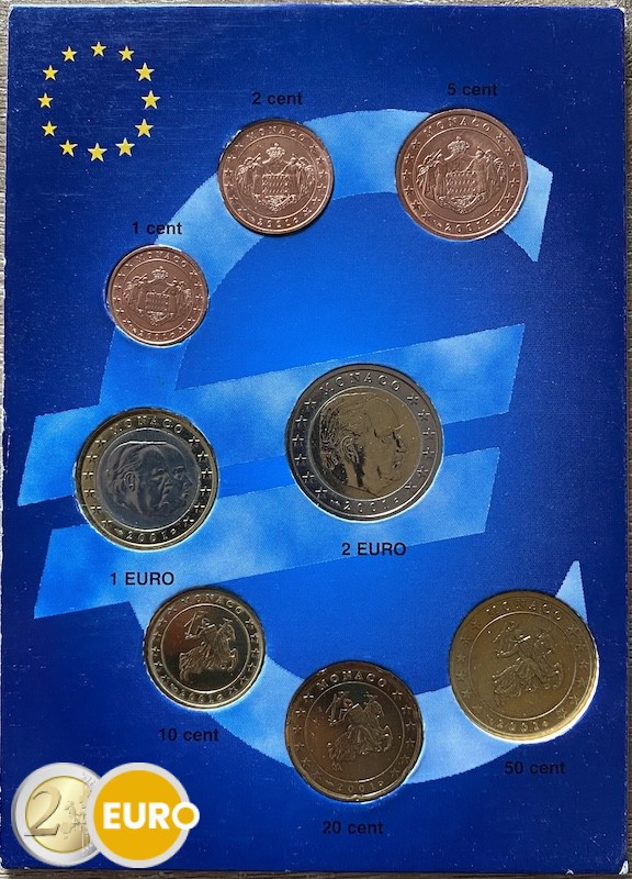 Euro set UNC Monaco 2001