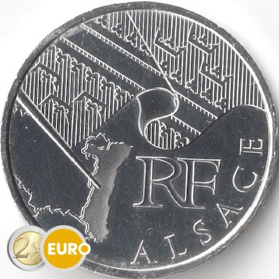 10 euros Francia 2010 - Alsacia UNC