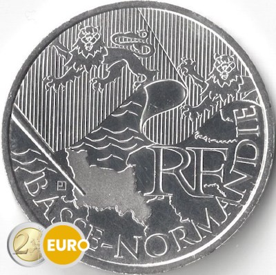 10 euros Francia 2010 - Baja Normandía UNC