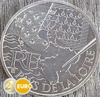 10 euro Frankrijk 2010 - Pays de la Loire UNC