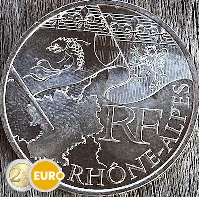 10 euro Frankrijk 2010 - Rhone-Alpen UNC