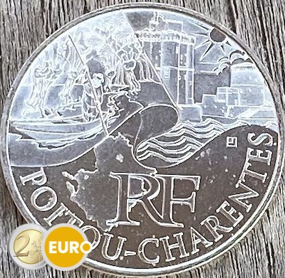 10 euro Frankrijk 2011 - Poitou-Charentes UNC