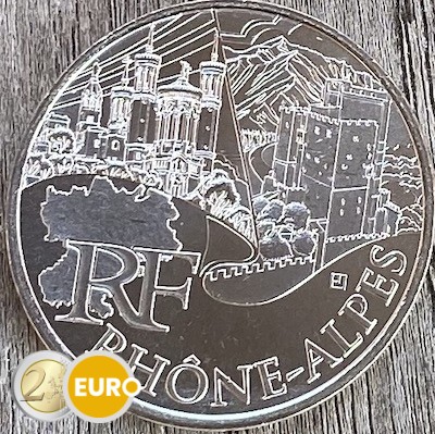 10 euro Frankrijk 2011 - Rhone-Alpen UNC