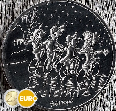 10 euros France 2014 - Fraternité Hiver UNC