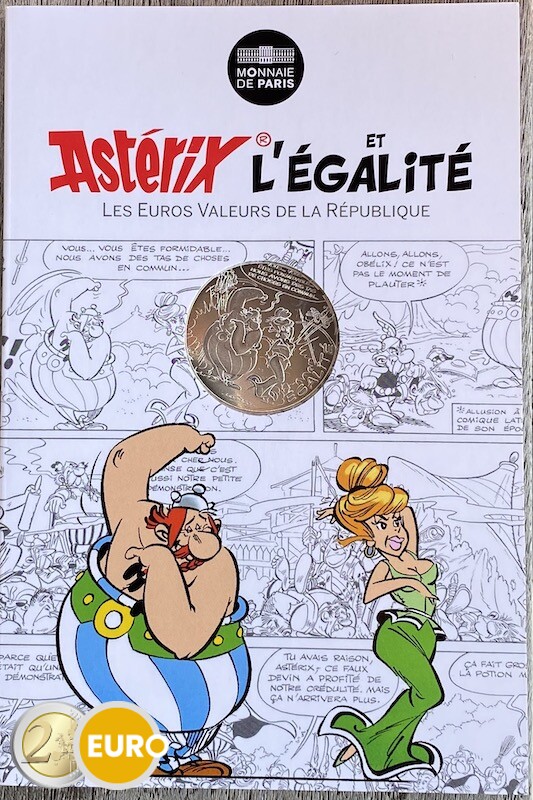10 euro France 2015 - Asterix égalité Prophecies of the Soothsayer - in coincard