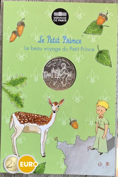 10 euro Frankrijk 2016 - De kleine Prins Kastelen van de Loire - in coincard