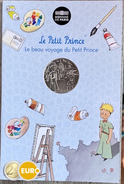10 euros France 2016 - Le Petit Prince Paris Montmartre en cartelette