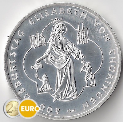 10 euro Duitsland 2007 - A Elisabeth von Thuringen BU FDC
