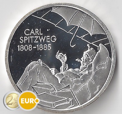 10 euro Duitsland 2008 - D Carl Spitzweg BU FDC