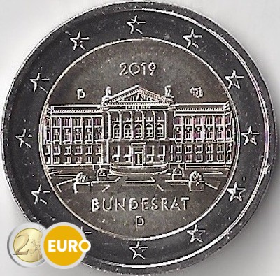 2 Euro Deutschland 2019 - D Bundesrat UNZ