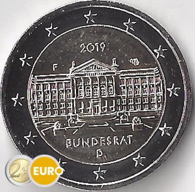 2 euro Duitsland 2019 - F Bundesrat UNC