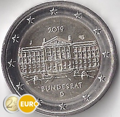 2 Euro Deutschland 2019 - J Bundesrat UNZ