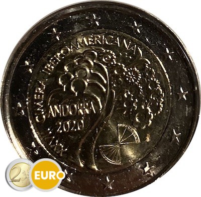 2 euro Andorra 2020 - Ibero-Amerikaanse top UNC
