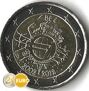 2 euro Belgie 2012 - 10 jaar euro UNC