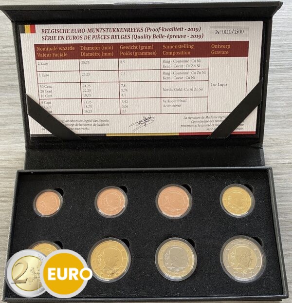 Euro set BE Proof België 2019