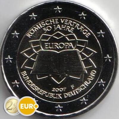 2 euro Duitsland 2007 - F Verdrag van Rome VVR UNC