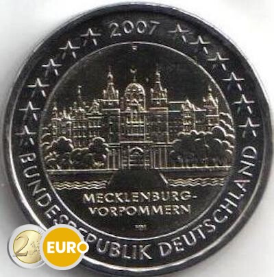 2 euro Duitsland 2007 - F Mecklenburg-Vorpommern UNC