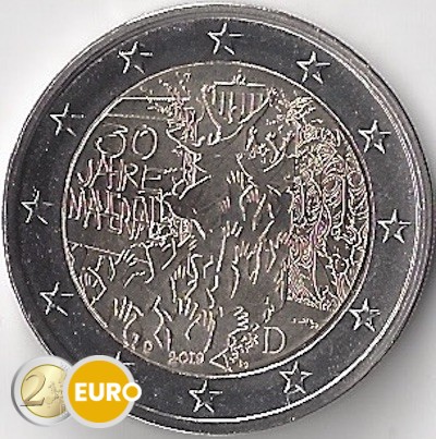 2 Euro Deutschland 2019 - D Berliner Mauer UNZ