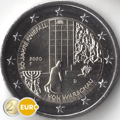 2 euro Germany 2020 - F Warsaw Genuflection UNC
