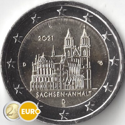 2 Euro Deutschland 2021 - D Sachsen-Anhalt UNZ