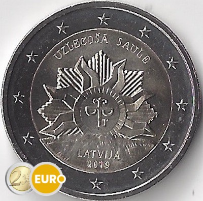 2 euro Letland 2019 - Wapenschild Zonsopgang UNC