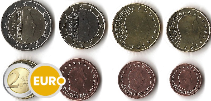 Euro set UNC Luxemburg 2011