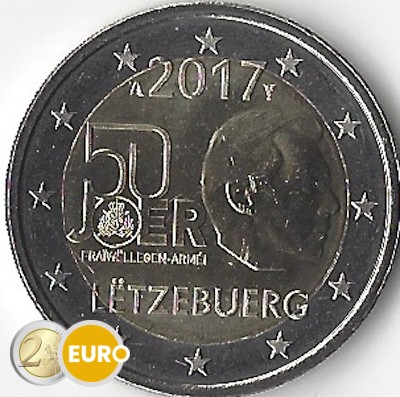 2 euro Luxemburg 2017 - Vrijwillige Legerdienst UNC