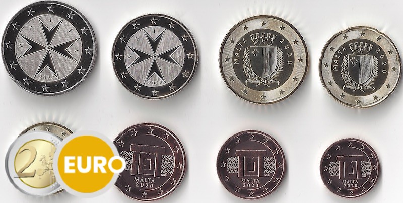 Euro set UNC Malta 2020