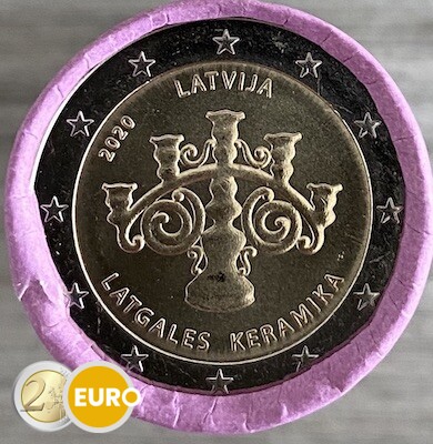 Rolle 2 euro Lettland 2020 - Lettische Keramik