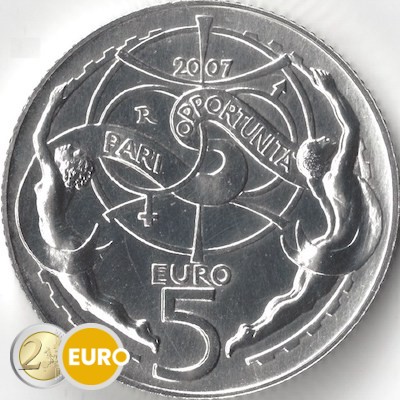 5 euro San Marino 2007 - Equal Opportunities UNC