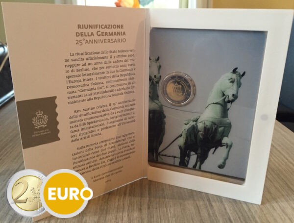 2 euro San Marino 2015 - German Unity BU FDC