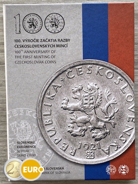 Euro set BE Proof Slowakije 2021 - Tsjechoslowaakse munten