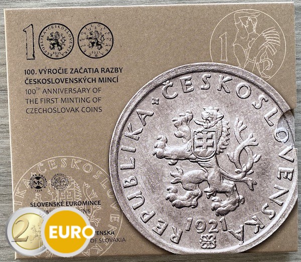 Serie de euro BU FDC Eslovaquia 2021 - monedas checoslovacas