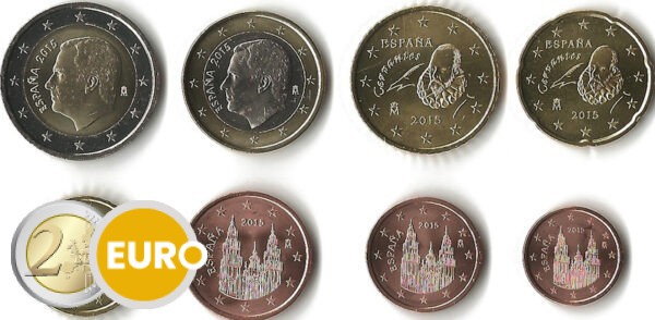 Euro set UNC Spanje 2015