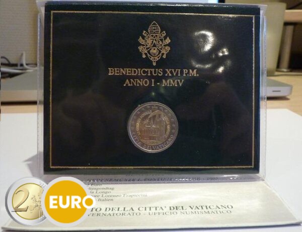 2 euro Vaticaan 2005 - Wereldjongerendagen Keulen BU FDC