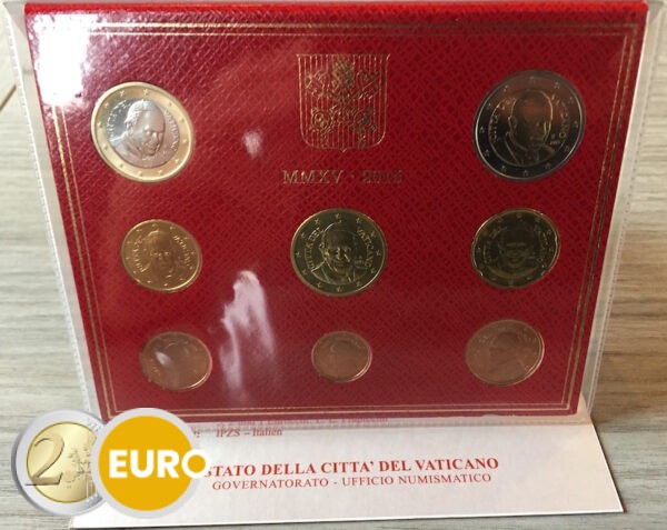 Euro set BU FDC Vaticaan 2015