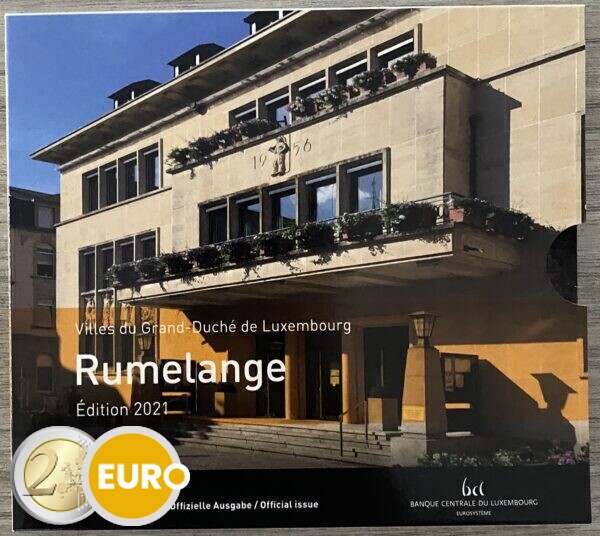 Série euro BU FDC Luxembourg 2021 Rumelange + 2 euros mariage Henri photo