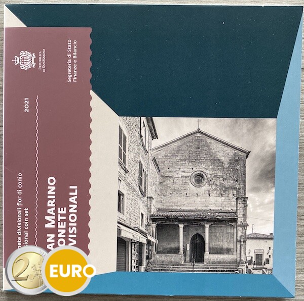 Série euro BU FDC Saint-Marin 2021