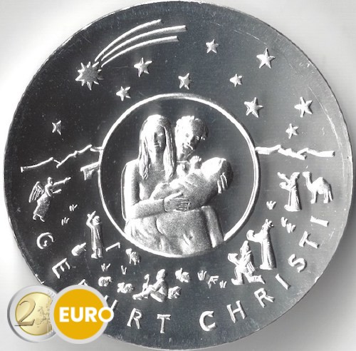 25 euros Alemania 2021 - Navidad BU FDC Plata