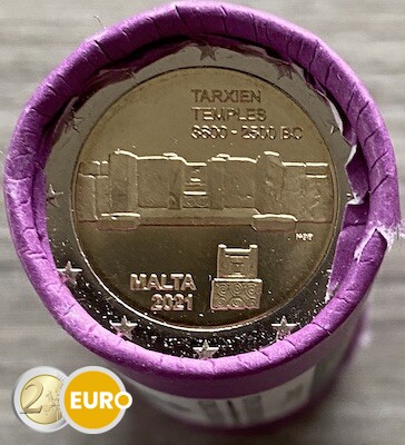Rolle 2 euro Malta 2021 - Tempel von Tarxien