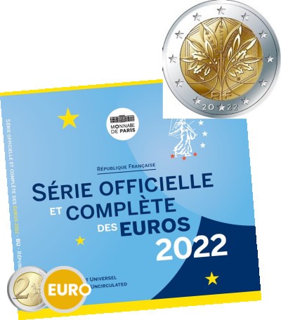 Euro set BU FDC Frankrijk 2022