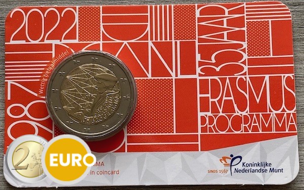 2 euros Pays-Bas 2022 - Erasmus UNC Coincard