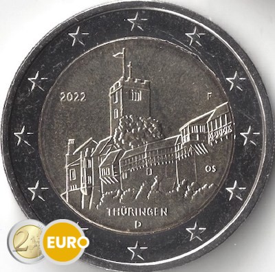 2 Euro Deutschland 2022 - F Thüringen UNZ