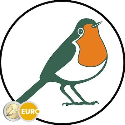 2,50 euro Belgie 2022 - Vogelbescherming BU FDC Coincard FR
