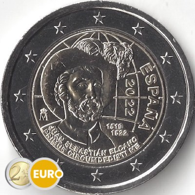 2 euros España 2022 - 500 años primera circunnavegación UNC