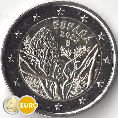 2 euros España 2022 - Parque Nacional de Garajonay UNC