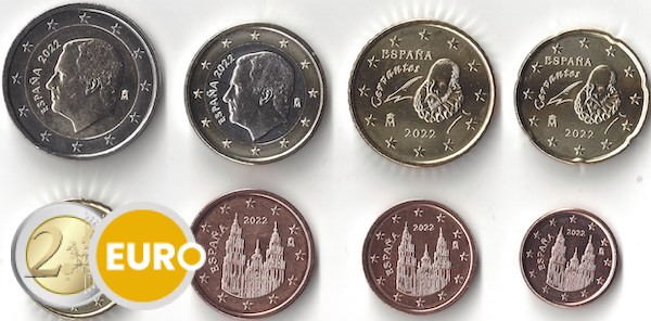Euro set UNC Spain 2022
