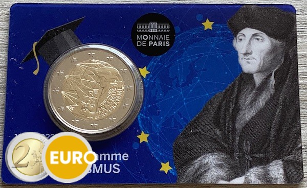2 Euro Frankreich 2022 - Erasmus Stgl. Coincard