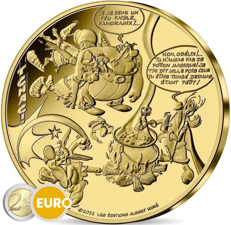 500 euro Frankrijk 2022 - Asterix BE Proof goud