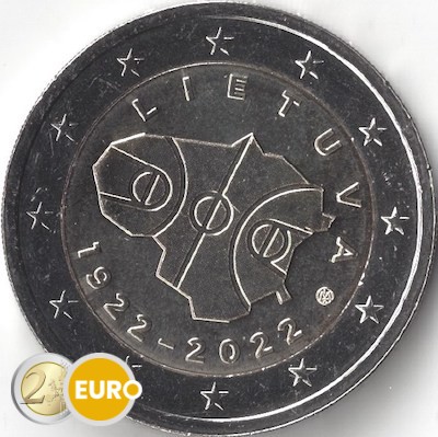 2 Euro Litauen 2022 - 100 Jahre Basketball UNZ